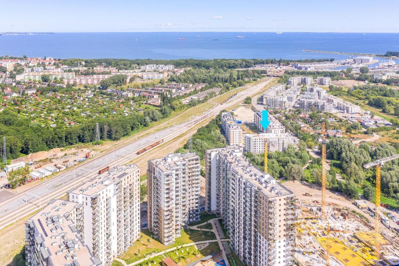 Appartamento Apartament Nowa Letnica, Osiedle Latarnikow Danzica Esterno foto