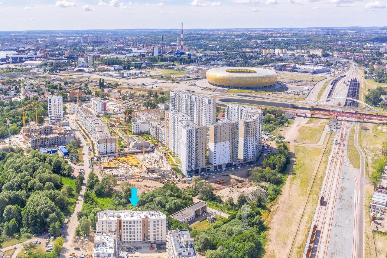 Appartamento Apartament Nowa Letnica, Osiedle Latarnikow Danzica Esterno foto